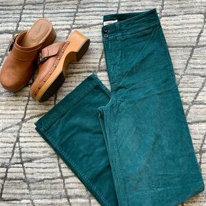 FAHERTY Teal Wide-leg Pants Sz 27